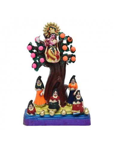 Krishna Steals Gopis Cloths - 11"