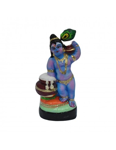 Standing Krishna With butter - 6.5"