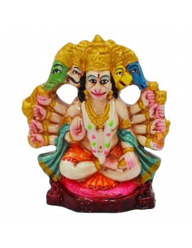 Panchmukhi Hanuman (Small) - 5"